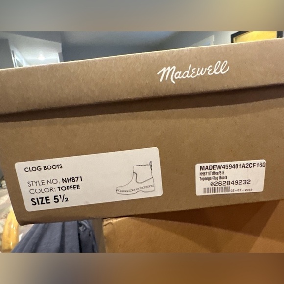 madewell The Marceline Clog Boot in Shearling Size 5.5 - Picture 5 of 6